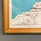 Modern Italian Topographic Geographical Map in Wood Frame of Europe, 1950s-1990s 12