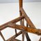 Art Deco Italian Coffee Table with Red Wood Clover Top and Bamboo, 1950s 17