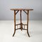 Tavolino da caffè Art Déco con ripiano in legno rosso e bambù, anni '50, Immagine 3