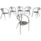 Moderne Italienische Boulevard Stühle aus Aluminium von Porsche für Ycami, 1990er, 6er Set 1