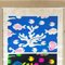 Bruno Contenotte, Colorful Marine Composition, Screen Print, 1982, Framed 8