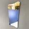 Italian Mid-Century Modern Rectangular Wall Mirror with Glass Knobs, 1950s, Image 4