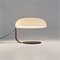 Italian Modern Brown Metal and White Plastic Table Lamp, 1970s 3