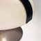 Italian Modern Brown Metal and White Plastic Table Lamp, 1970s 6