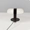 Italian Modern Brown Metal and White Plastic Table Lamp, 1970s 11