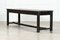 Large English Ebonised Beech Refectory Table, 1920s 3