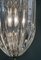 Italian Chandelier Gold Inclusion attributed to Barovier & Toso, Murano, 1940s 12