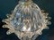 Italian Chandelier Gold Inclusion attributed to Barovier & Toso, Murano, 1940s, Image 3