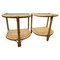 Bamboo and Rattan Nightstands, Denmark, 1970s, Set of 2, Image 1
