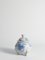 Bonbonnière Grace à Décor de Feuilles Bleues par Allan Eberling pour Bo Fajans, Suède 14
