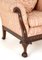 Chippendale Revival Club Chairs in Mahogany with Ball and Claw Feet, 1920s, Set of 2, Image 4