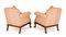 Chippendale Revival Club Chairs in Mahogany with Ball and Claw Feet, 1920s, Set of 2, Image 5