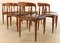 Vintage Dining Chairs attributed to Johannes Andersen for Uldum, Set of 6 5