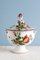 19th Century Round Faience Tureen with Floral Decor from Les Islettes, Image 1