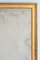 Espejo Luis XVI francés de madera dorada con cuentas, Imagen 3