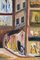 French School Artist, Streetscape, Oil Painting on Canvas, Mid-20th Century, Framed, Image 4