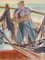 Sea Catch, 1950er, Ölgemälde, gerahmt 14
