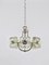 Crystal Glass Flower Pendant attributed to Sische, Germany, 1970s 3