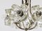 Crystal Glass Flower Pendant attributed to Sische, Germany, 1970s 15