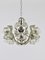Crystal Glass Flower Pendant attributed to Sische, Germany, 1970s 4