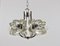 Crystal Glass Flower Pendant attributed to Sische, Germany, 1970s 13