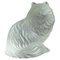 French Frosted Crystal Glass Cat, Image 1