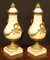 Französische Louis XVI Revival Vergoldete Bronze Marmor Birnenförmige Cassolette Vasen, 2er Set 2