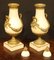 Vases Cassolette en Forme de Poire Louis XVI Revival Bronze Doré et Marbre, France, Set de 2 5