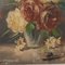Still Lifes with Flowers, Early 20th Century, Paintings on Panels, Set of 2 3