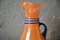 Orange & Blaue Vase aus Glaspaste, 1960er 6