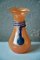 Orange and Blue Vase in Glass Paste, 1960s 2