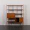 Mid-Century Italian Free Standing Shelf or Room Divider with Bar Cabinet or Hidden Desk, 1970s 18