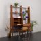 Mid-Century Italian Free Standing Shelf or Room Divider with Bar Cabinet or Hidden Desk, 1970s, Image 2