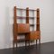 Mid-Century Italian Free Standing Shelf or Room Divider with Bar Cabinet or Hidden Desk, 1970s, Image 20