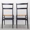Mod. 646 Dining Chairs in Black Ash and Straw by Gio Ponti for Cassina, 1952, Set of 4 15