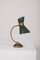 Lampe aus Messing und Metall 8