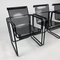 Postmodern Italian Perforated Metal Armchairs, 1980s, Set of 4 2