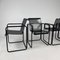 Postmodern Italian Perforated Metal Armchairs, 1980s, Set of 4 3