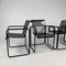 Postmodern Italian Perforated Metal Armchairs, 1980s, Set of 4, Image 3