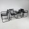 Postmodern Italian Perforated Metal Armchairs, 1980s, Set of 4 4