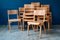 Scandinavian Wooden Chairs, 1960s, Set of 10 2