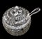 Italian Crystal Punch Bowl with Lid and Ladle, 1965, Set of 2, Image 3