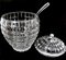 Italian Crystal Punch Bowl with Lid and Ladle, 1965, Set of 2, Image 7