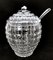 Italian Crystal Punch Bowl with Lid and Ladle, 1965, Set of 2 2