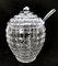 Ponche italiano de cristal con tapa y cucharón, 1965. Juego de 2, Imagen 2