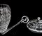 Italian Crystal Punch Bowl with Lid and Ladle, 1965, Set of 2, Image 9