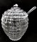 Italian Crystal Punch Bowl with Lid and Ladle, 1965, Set of 2, Image 4