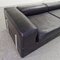 Black Leather Sofa Bed Mod 711 by Titoli Agnoli for Cinova, 1968 9