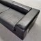 Black Leather Sofa Bed Mod 711 by Titoli Agnoli for Cinova, 1968 10