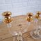 Italian Art Deco Revival Acrylic and Brass Candleholders, 1980s, Set of 2 9
